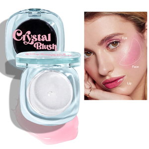Crystal Temperature Color-Changing <b>Blush</b> Gel,Long Lasting ph-Adaptive Natural Glow <b>Blush</b> - Product Image 1