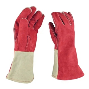 Gants de sécurité en cuir de vachette renforcé pour le hockey, le soudage, l'industrie, la lutte contre les incendies, le barbecue avec protection de la paume - Product Image 5