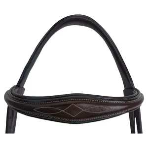 Bridon d'endurance artisanal en cuir de qualité supérieure, ajustement confortable, idéal pour l'entraînement, la course et les compétitions équestres - Product Image 3