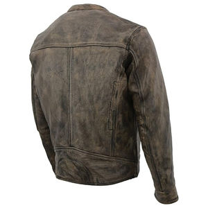 บริการ OEM คุณภาพพรีเมียม ราคาไม่แพง เสื้อแจ็คเก็ตหนัง วัสดุคุณภาพดีที่สุด ผลิตเสื้อแจ็คเก็ตหนังสำหรับผู้ชาย - Product Image 2