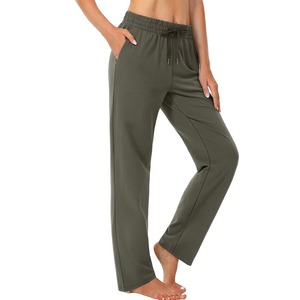 Hot Selling <b>Black</b> Zip up <b>Trouser</b> <b>Straight</b> <b>Leg</b> Sweatpants Women's Wide <b>Trousers</b> Plus Size Women's Pants & Breathable <b>Trousers</b> - Product Image 2