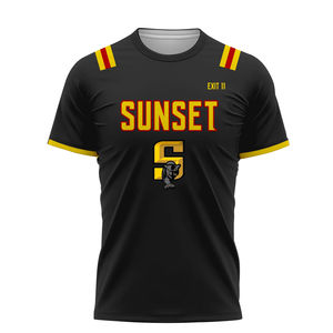 Camiseta Deportiva de Fútbol de Manga Corta con Sublimación Térmica, Uniforme Personalizado de Alta Calidad - Product Image 3