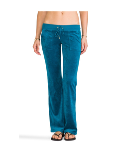Pantalon de jogging ample en velours pour femme, taille mi-haute, coupe décontractée, taille élastique, doux, écologique, style streetwear, automne - Product Image 2