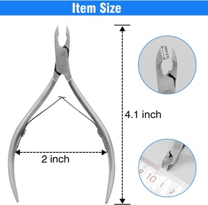 Cortacutículas Profesional, Herramienta para Recortar la Piel de las Uñas, Acero Inoxidable de Precisión, Instrumento de Manicura de Alta Calidad - Product Image 2