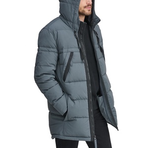 Mens Custom Logo Quilted Padded Hooded Waterproof Windproof Eco-Friendly Quick Dry Puffer Jacket Winter Insulated <b>Bubble</b> <b>Coat</b> - Product Image 4