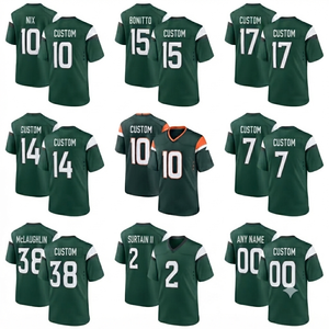 Maillot de football américain personnalisé pour homme, en mesh respirant, séchage rapide, sublimation, nylon/coton, manches courtes, coupe classique - Product Image 1