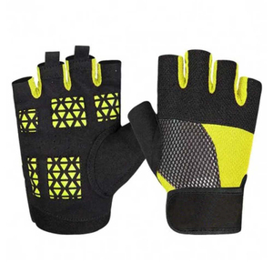 Gants de cyclisme ergonomiques à demi-doigts avec grip en silicone, absorbant les chocs, pour la course sur route - Product Image 4