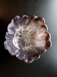 Handmade Eco Friendly Resin Bowl Painted <b>Unique</b> Abstract Home Decor Tabletop Display <b>Gift</b> <b>for</b> <b>Her</b> By HWC - Product Image 6