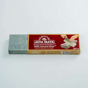 Pierre à aiguiser naturelle JM114 grain 6000 pour le finissage de couteaux asiatiques et européens - Product Image 4