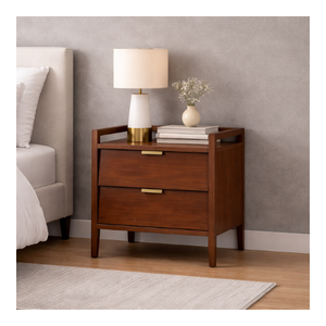 Best Seller Solid Wood Nightstand Vintage Style Wooden Bedroom Furniture For Hotel Oak/<b>Pine</b>/Acacia Solid Wood Vietnam - Product Image 1