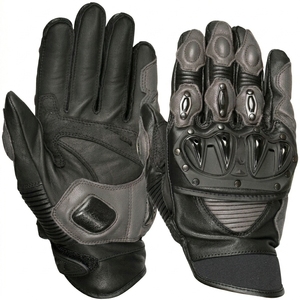 Guantes de Motocicleta de Cuero de Alta Calidad, Guantes de Protección para Motociclistas, Guantes de Carreras con Dedos Completos - Product Image 3