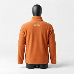 Veste polaire épaisse décontractée pour homme, fermeture éclair intégrale, respirante, pour l'hiver et les activités de plein air - Product Image 2