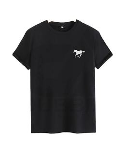 Camiseta de algodón 100% personalizable para hombre, diseño impreso con pegatina y logotipo de color, camiseta con timbre - Product Image 1