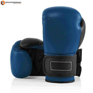 Guantes de Boxeo Profesionales de Cuero de Primera Calidad, Forro Interior Suave Ecológico, Cierre Flexible en la Muñeca, Forma Ergonómica, Personalizados - Product Image 1