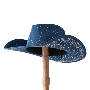 Sombrero Vaquero Occidental de Algodón de Ala Ancha Unisex con Bordado de Lentejuelas, el Más Vendido, para las Cuatro Estaciones - Product Image 6