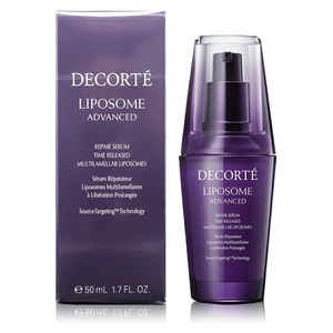 DECORTE Liposome Advanced Repair Serum 50mL Tratamiento Facial Reafirmante con Ácido Hialurónico y Niacinamida - Product Image 1