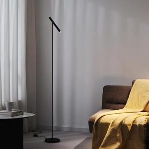 โคมไฟตั้งพื้นสีดำสไตล์อินดัสเทรียลพร้อมกรงโลหะสำหรับตกแต่งบ้านสไตล์ลอฟท์สมัยใหม่ - Product Image 1