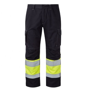 Pantalon de travail de sécurité personnalisé haute visibilité bande réfléchissante balistique polyester coton matériau LED Flash caractéristique modèle de vêtements de travail - Product Image 6