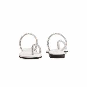 Pantoufles formelles blanches pour filles KD5592 - Product Image 2