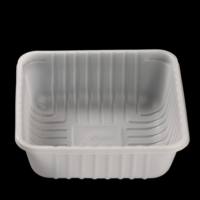 Prêt à expédier, échantillon de légumes frais disponible, grossiste, OEM/ODM, vente en gros, plateau carré en plastique PP thermoscellable.