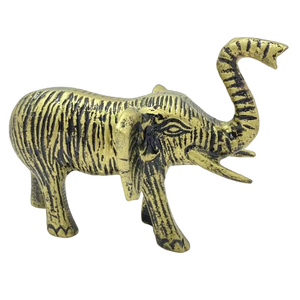 Ornement de table en aluminium fait main en forme d'éléphant Art Déco pour la maison et le bureau à prix avantageux - Product Image 1