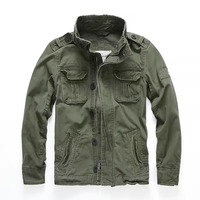 Blouson en jean imperméable à col montant pour homme, motif vintage, collection hiver 2023, style moto, mode extérieure personnalisée