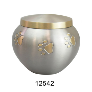 Urne funéraire pour animaux de compagnie en aluminium, gravée, finition rose nacré, 6 pouces, pour exposition commémorative en hommage au compagnon fidèle - Product Image 5