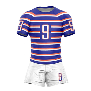 Uniforme de rugby haut de gamme, 100% polyester, option grande taille, séchage rapide, respirant, pour un confort durable, fiable - Product Image 5