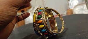 กำไลข้อมือทองเหลืองปรับขนาดได้ งานฝีมือสุดหรู ดีไซน์สง่างาม เหมาะสำหรับเป็นของขวัญสุดพิเศษและการสวมใส่ระดับพรีเมียม - Product Image 3