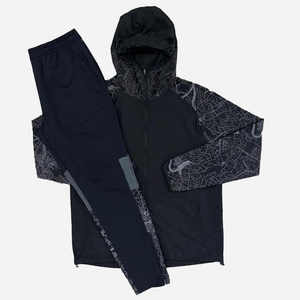 2025 New Arrival Men's <b>Black</b> Sublimation Zip-Up <b>Windbreaker</b> Tracksuit Breathable Nylon Lightweight for Summer Printed Technics - Product Image 3