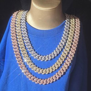 Collar de Diamantes con Corte Princesa de Lujo, Chapado en Rodio, Plata 925, Joyería para Mujer para Fiestas - Product Image 1