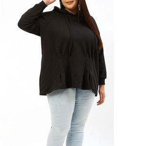 High Quality Women's Cotton Fleece Sweatshirt Long Sleeve Crew Neck <b>Pullover</b> Simple Plain Design Soft Winter <b>Jumper</b> Custom Made - Product Image 2