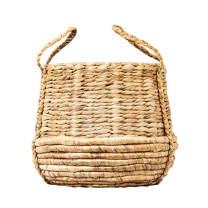 Vietnam Wicker Planter Pot, Handcrafted Water Hyacinth <b>Basket</b> <b>For</b> Indoor Plants & Garden <b>Flower</b> Display, Boho Home Decor - Product Image 1