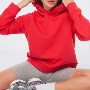 <b>Top</b> Quality <b>Raglan</b> Sleeve Hoodies For Ladies Orange Color Pullover Streetwear Plus Size Women's Hoodies Sweatshirt - Product Image 2