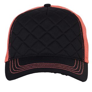RIFAT SPORTS WEAR Gorra Trucker Negra Acolchada con Malla Coral en la Parte Trasera, Ajustable, Unisex, para Adultos, de 6 Paneles, Transpirable/Impermeable, Gorra para Fiestas - Product Image 1