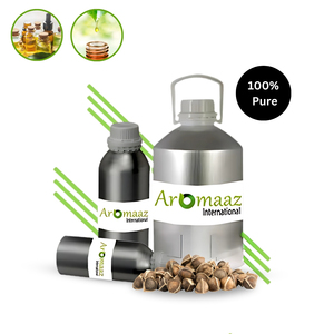 Huile de graines de Moringa 100% pure biologique pressée à froid liquide pour les soins des cheveux et de la peau et les massages avec des bienfaits anti-âge - Product Image 1
