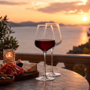 Verres à vin en borosilicate faits à la main de 500 ml, sans plomb, transparents, à pied, pour vin rouge et blanc, réutilisables, vente en gros - Product Image 5