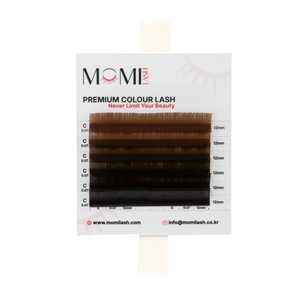 Extensiones de Pestañas de Lujo en Colores Mixtos – 0.07mm Curvatura C, CC, D, DD – 6 Filas |   MOMI Lash Profesional - Product Image 1