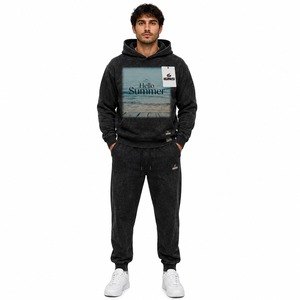 Ensemble de survêtement décontracté pour hommes, imprimé, haut à manches longues et pantalon de jogging, vêtements de sport pour la remise en forme et les activités de plein air avec OEM - Product Image 6