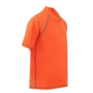 Polo de sécurité réfléchissant à manches courtes pour hommes, prix de gros, vêtements de travail pour la construction - Product Image 2