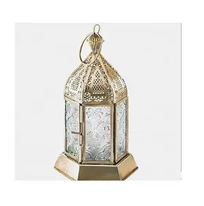 制造和供应商金属摩洛哥灯笼低价桌面时尚手工批发独特金属摩洛哥灯笼