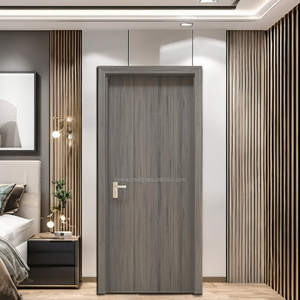 Portes composites modèles modernes de haute qualité Film PVC étanche Porte Dewoo du Vietnam pour Garage Hôtel Chambre autre porte - Product Image 1