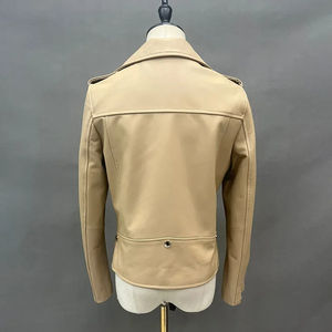 แจ็คเก็ตหนังผู้หญิงขายส่ง แจ็คเก็ตหนังแท้ทรงสลิมทันสมัย แฟชั่นขายส่ง ออกแบบเองได้ แจ็คเก็ตหนังผู้หญิง - Product Image 4