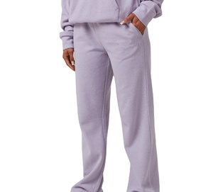 Vente en gros bon marché de vêtements de sport pour femme, entraînement, fitness, polyester, coton, ensemble de survêtements - Product Image 3