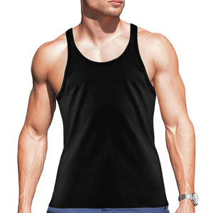 Débardeurs Sportifs Homme en Polyester Uni à Col Rond, Style Trench Américain, 120g, Tricotés, Respirants et à Séchage Rapide – Vente en Gros - Product Image 3