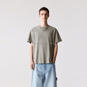 Vente en gros 100% coton T-shirt surdimensionné imprimé personnalisé pour hommes Conception d'épaule tombante vierge avec méthode d'impression numérique Prix bon marché - Product Image 2