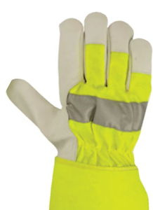 Gants de travail en cuir robustes Spirit Chill 11 oz, épais et lisses, avec logo personnalisé, taille XS, vente en gros, MOQ 50 douzaines, gants de sécurité - Product Image 3