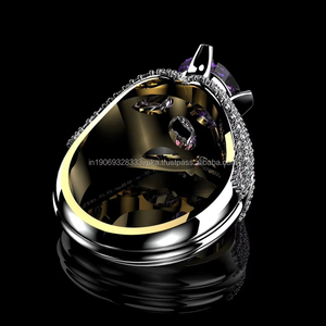 Round Cut Diamond Engagement <b>Ring</b> & Unisex Proposal <b>Ring</b> for Him or Her Silver Wedding <b>Ring</b> Anniversary Gifts <b>Ring</b> promise <b>ring</b> - Product Image 2