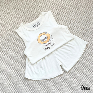 Ensemble de vêtements pour enfants, ensembles de vêtements pour filles, doux et légers, vêtements d'été, origine Vietnam, coton, ensembles pour enfants, confort toute la journée - Product Image 5