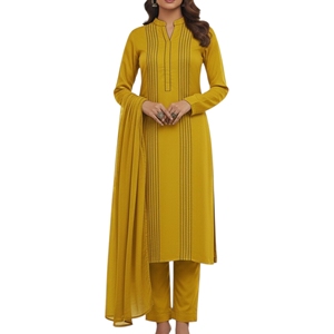 Nuevos Trajes Formales de Salwar Kameez Pakistaníes para Mujer 2026, Vestidos de Verano de Tela Lawn para Fiestas, Venta al Por Mayor - Product Image 2